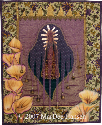 ave maria, our lady quilt