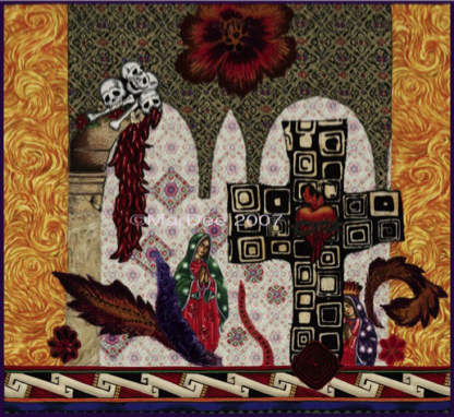day of the dead quilt